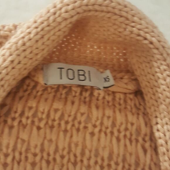 ‎TOBI Waffle Knit Open Front Cardigan - Size XS - Picture 3 of 5